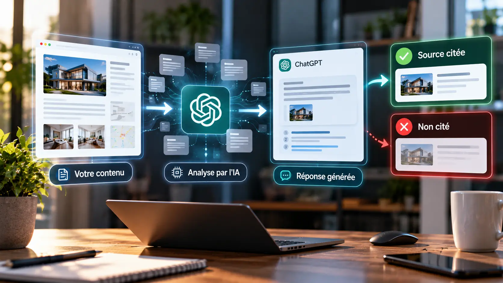 Fonctionnement de la sélection des sources par une intelligence artificielle
